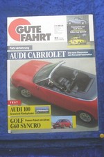 Safe Journey 6/91 VW Audi Convertible 100 Golf G60 Syncro Beetle Cup Special