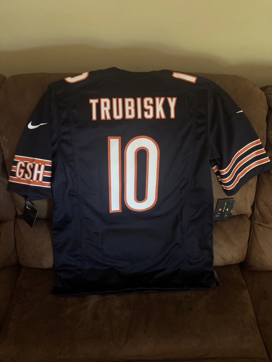 Nike Mitchell Trubisky #10 Chicago Bears Football Jersey NWT Size M Men