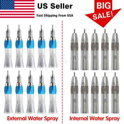 1-10 NSK Style Dental Slow Speed Handpiece Straight Nosecone Inner/External HP