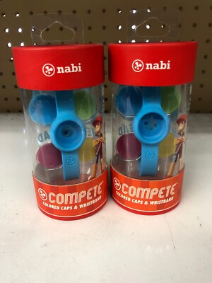 NABI COMPETE Colored Caps and Wristband BLUE Pack Of 2