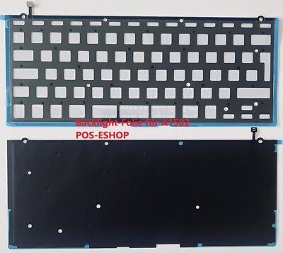 Tastatur Backlight Folie Apple MacBook Pro Retina A1502 2013-2015 13'' Bleuchtung