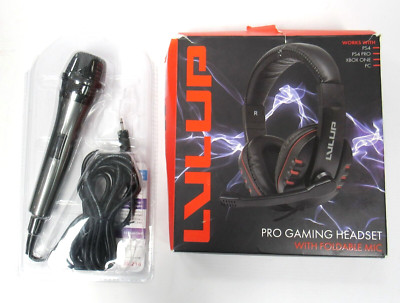 Gaming Headset Karaoke Microphone Duo LVLUP Pro Foldable Mic / SMM214 Corded