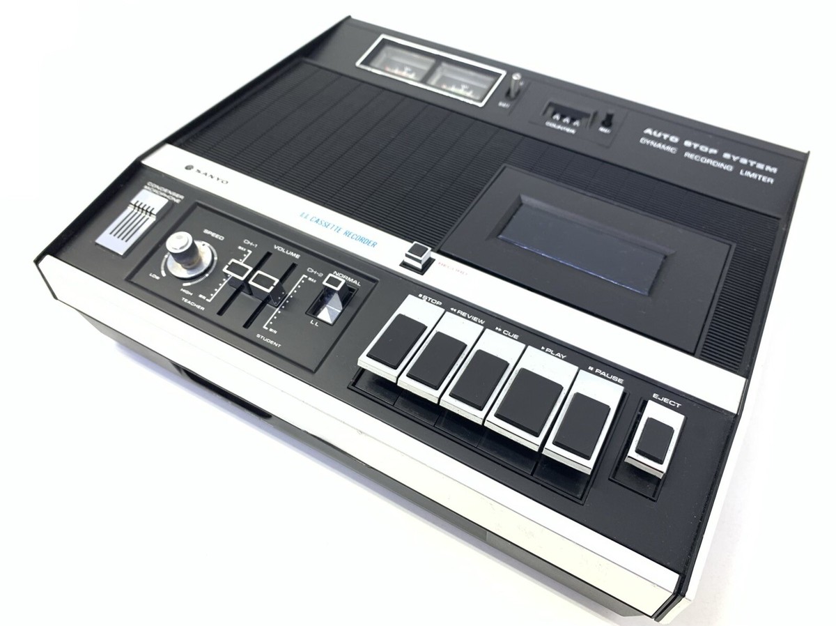 SANYO LL Cassette Recorder Player M2508Z Professional Record