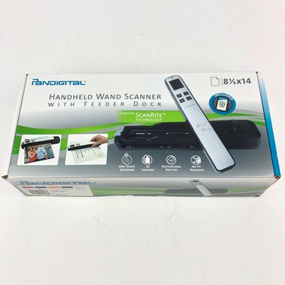 New Pandigital Panscn09 Handheld Wand Scanner W Feeder Doc Station