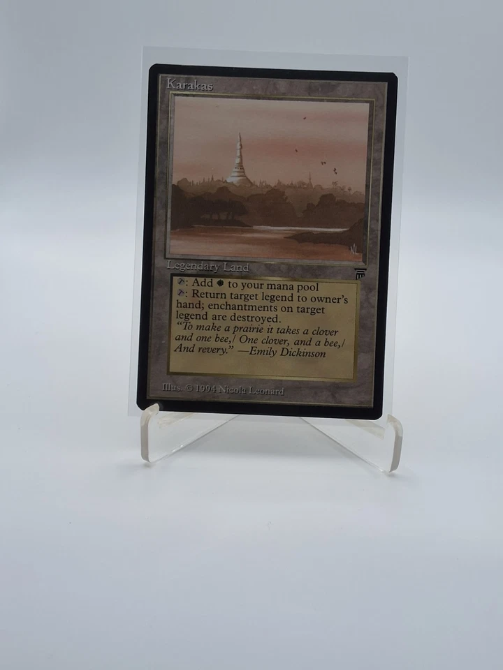 KARAKAS 1994 LEGENDS Magic: the Gathering "never played" MINT "vintage" - Image 3 of 3