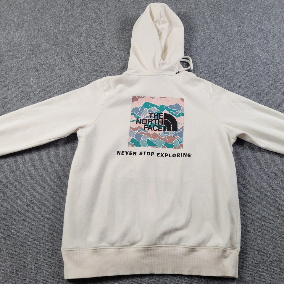 Sudadera con Capucha North Face Para Mujer Mediana Never Stop Exploring Gráfica Sudadera Pullover Foto 3 de 4