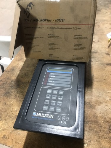 GE Multilin 269PLUS-100P-120VAC 269 Plus Motor Management Relay Tested