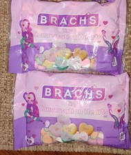 2 BRACH'S TINY CONVERSATION HEARTS 10oz. BAGS VALENTINE'S DAY exp. 09/2026