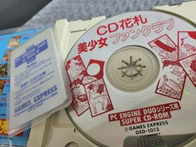 PC Engine Hacker Game Express Bishoujo Hanafuda Fan Club Japan Region