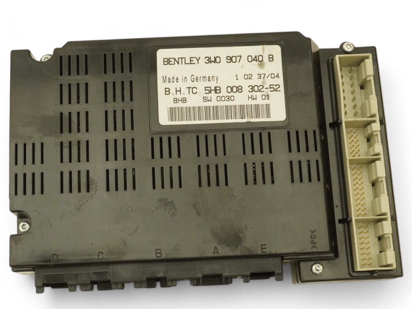 03-07 Bentley Continental GT Control Module Ac Heater Climate 3W0907040B OEM