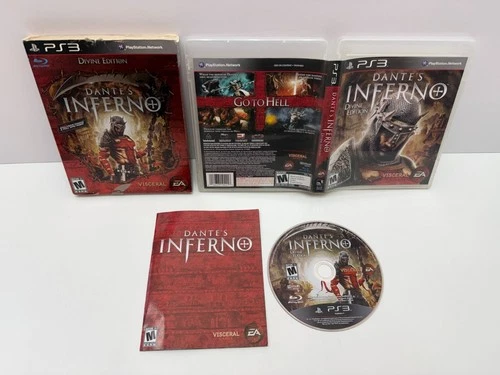 Dante's Inferno - Divine Edition (Sony PlayStation 3, 2010) with Slip Cover