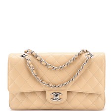 Chanel Classic Double Flap Bag Quilted Caviar Medium