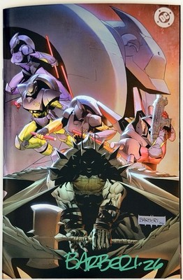 Absolute Batman 20 - Virgin Foil Excl Signed by Carlo Barberi w/COA + Top Loader