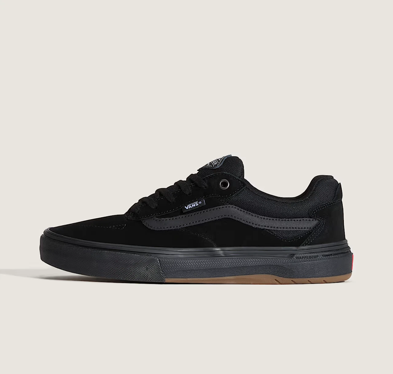 Vans Skate Kyle Walker Wafflecup Shoes in Triple Black All Sizes Limited Stoc