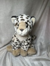 Build A Bear Leopard Cheetah Panther Cub 2010 Plush Stuffed 12" Gold Eyes BABW