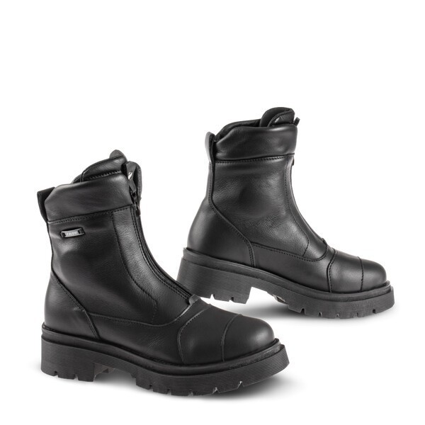 Bottes Femme RUBY en cuir noir pour moto et scooter