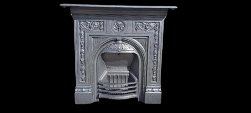 Antique Victorian cast iron  Combination all in one fireplace.cast iron fire - Picture 1 of 17
