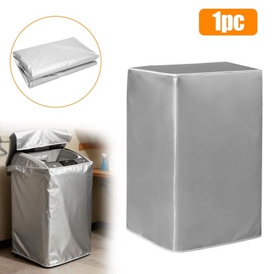 Universal Washing Machine Dust Cover Waterproof UV Resistant w/Zipper Drawstring