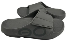 OOFOS Women's OOahh Sport Flex - Slate Slip On Sandals Gray Size:15 111A