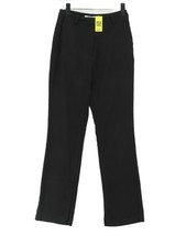 NA-KD Women's Suit Trousers UK 8 Black Polyester with Elastane Dress Pants