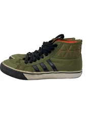 Adidas High Cut Sneakers 26.5Cm Khk Nylon G19751 Jn139