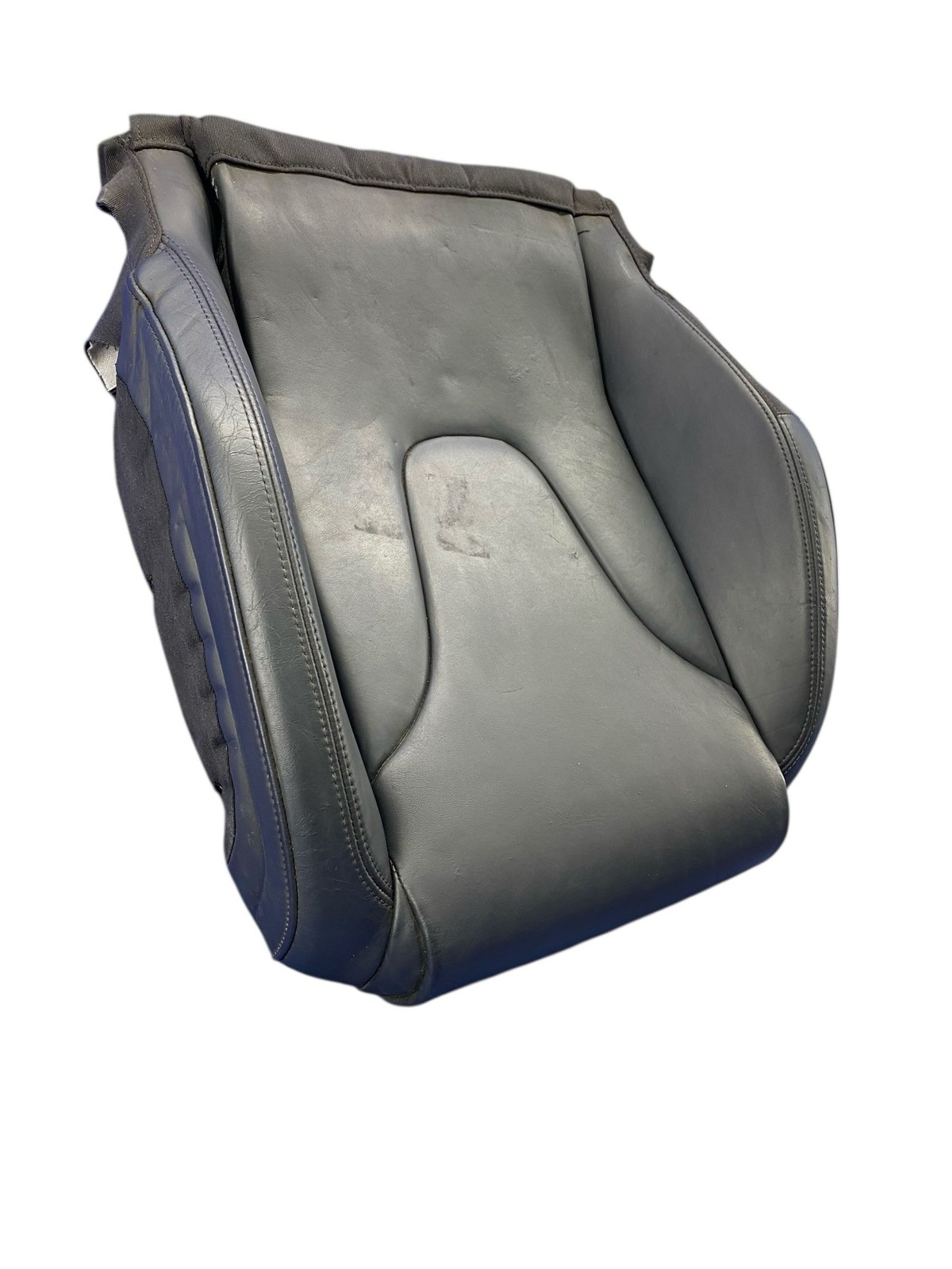 2011-2013 AUDI R8 CONVERTIBLE FRONT LEFT LOWER HEATED SEAT CUSHION BLACK LEATHER