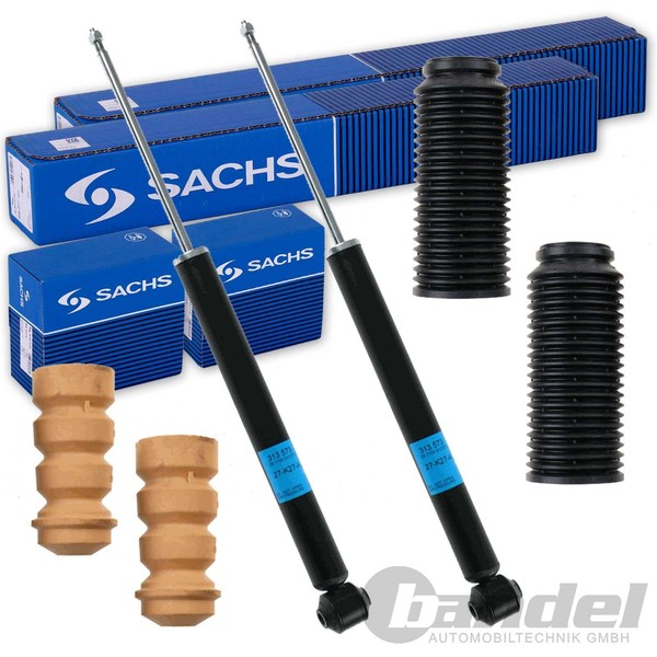 2X Sachs StoßDÄMpfer + Service KIT Vorne Passend FüR Ford Fiesta V AB BJ 2001-image