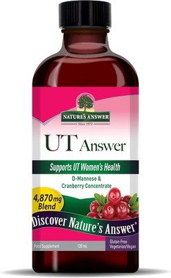 Nature's Answer UT Answer , D-Mannose & Cranberry Concentrate, 4 fl oz (120 ml)