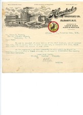 1915 Hinckel Brewery Albany NY Letter Lager B...