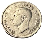 1945 🇨🇦 Canada 25 Cents Silver Coin - Combined Shipping - Lot C76j