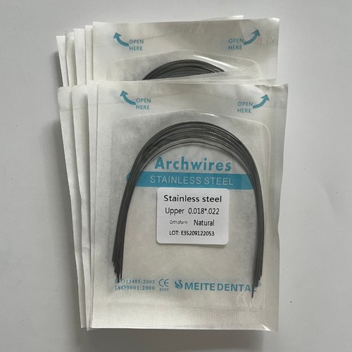 20 Confezioni Fili Arco Ortodonzia Dentale Acciaio Inox Forma Naturale Rettangolare - Foto 8 di 10