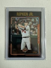 2025 Topps Archives - 2005 Topps Cal Ripken #230 Black Foilboard