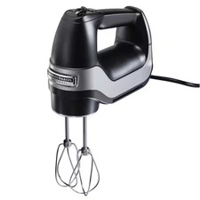 Miscelatore Manuale Professionale 5 Velocità Nero con Attacchi in Acciaio Inox e Snap-
