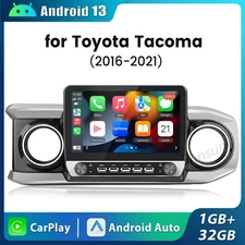 Apple Carplay For Toyota Tacoma 2016-2022 Car Stereo Radio Android14 GPS WIFI BT