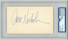Jack Nicholson ~ Signed Autographed Vintage Index Card ~ PSA DNA Encased