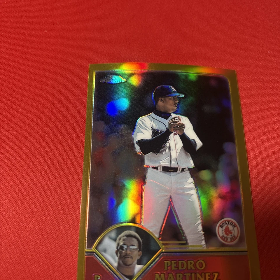 2003 Topps Chrome - Pedro Martinez #283 Gold Refractor /449 - Image 3 of 4