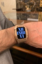 Apple Watch Series 1 - 9 AP Mod Kit 44mm  Metal Strap Metal Case Luxury Collab