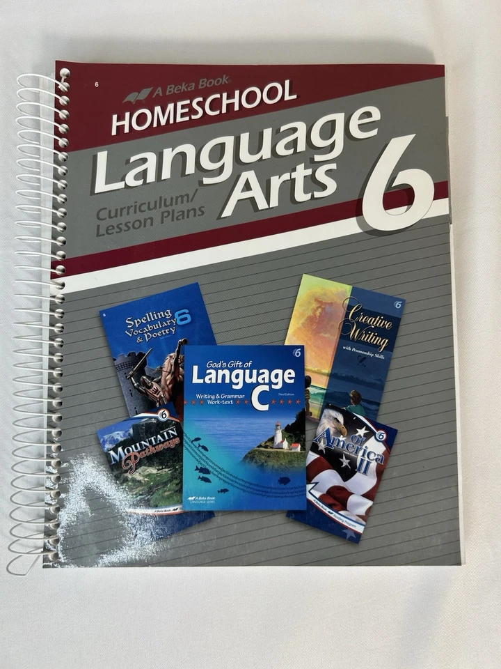 A Beka Homeschool Language Arts Spelling Vocab Reading Curriculum Textbooks Gr 6 - Image 2 of 4