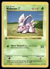 Pokemon Cards Nidoran M 55/102 1st Edition Base Set Shadowless Common NM *5