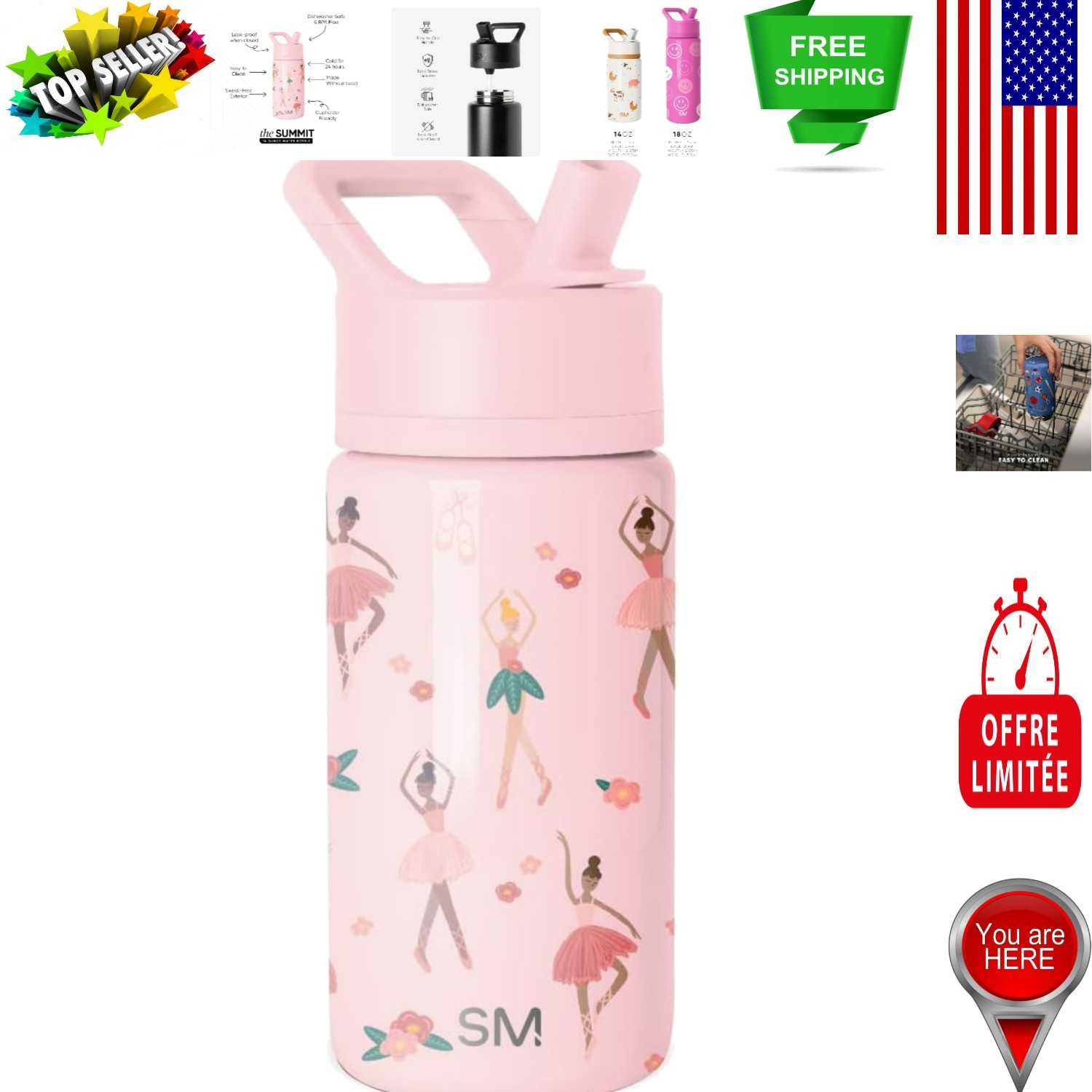 For Kids - Dishwasher Safe Design
