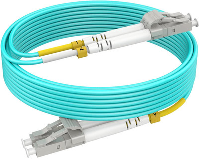 10M(30Ft) OM4 LC LC Fiber Patch Cables MMF Multimode, Options 0.2M~153M, Fiber O