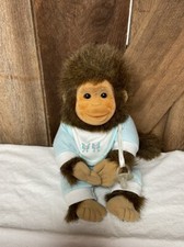 Vintage Hosung Monkey Plush Baby Chimp Joey Stuffed Animal PJ's 1994 Toy 10"