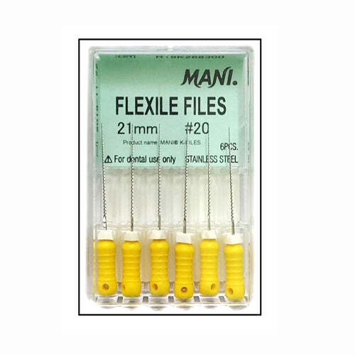 Mani MK3140 K-Feilen Endodontiefeilen 31mm #40 Edelstahl 6/Bx - Bild 1 von 1