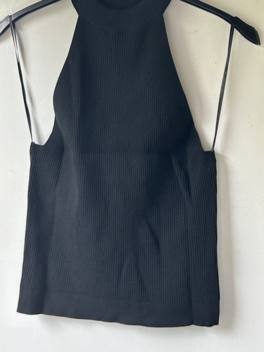 River Island Black Retro Romance Top Size 12 - Picture 17 of 18