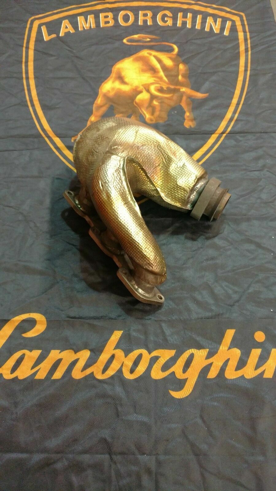 LAMBORGHINI DIABLO PASSENGER RIGHT SIDE EXHAUST MANIFOLD OEM 004435456CB 