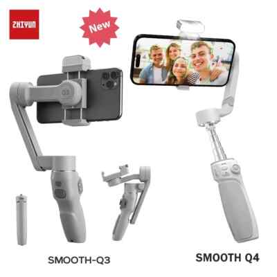 Zhiyun Smooth Q3/Q4 3-Axis Gimbal Handheld Stabilizer Fill Light for Smartphone