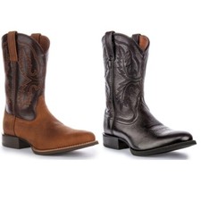ARIAT Sport Stratten Duratread Leder Western Herren Stiefel IN Brown EU 41-46