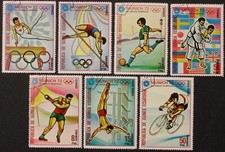 Gwinea Równikowa: Michel-nr 108-114 "Olymp. Letnie Igrzyska '72" z 1972 roku, str.