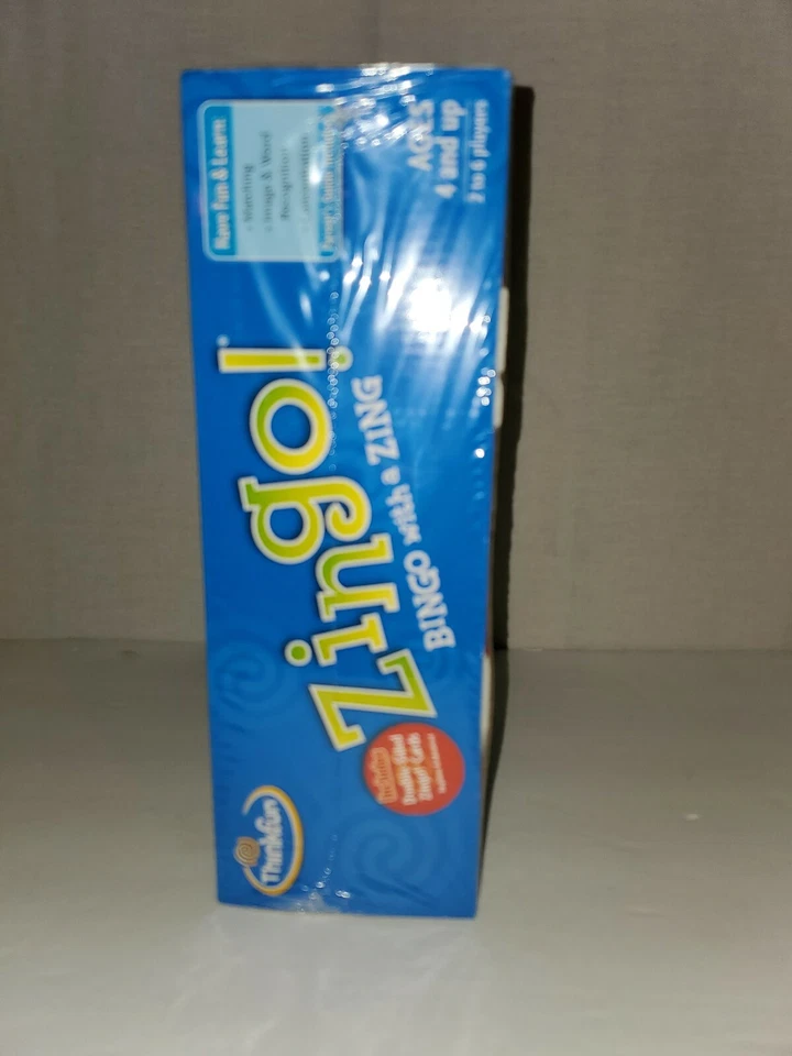 ThinkFun Zingo! NEW IN BOX Bingo with a Zing Game - Ages 4+ New Box Sealed - Image 4 of 4