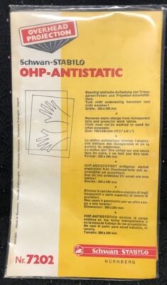 Schwan Stabilo OHP Antistatic cloth for Overhead Projection